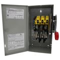 Product Image of Heavy Duty Single-Throw Fused Safety Switch, 3-Pole, Fusible with Neutral, NEMA 1 (60A, 240V)