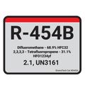 Product Image of R-454B Cylinder Tank Label (Pack of 10)
