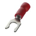 Product Image of Insulated Spring Spade Solderless Terminal, 22-18 AWG, #8 Stud (Pack of 50)