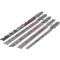 Product Image of High Carbon Steel/High Speed Steel T-Shank Jig Saw Blade Set for Wood & Metal (Pack of 5)