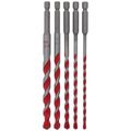 Product Image of 5-Piece SPEEDemon Red Granite Carbide-Tipped Hammer Drill Bit Set
