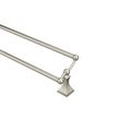 Product Image of Retreat Brushed Nickel 24" Double Towel Bar, DN8322BN