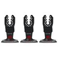 Product Image of 2-1/2" Demo Demon Universal Fit Bi-Metal Oscillating Blade for Clean Wood (3-Pack)