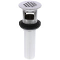 Product Image of 4" Open Grid Top PO Plug Tailpiece (Chrome Plated)