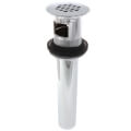 Product Image of 6" Open Grid Top PO Plug Tailpiece (Chrome Plated)
