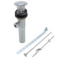 8" Chrome Plated Brass Pop-Up Assembly