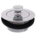 Product Image of 1-1/2" Chrome Plated Lift & Turn Bath Drain (Zinc Body)