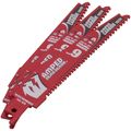Product Image of 6" 6/9 TPI AMPED Demo Demon Carbide Teeth Reciprocating Saw Blade for General Purpose Cuts (3-Pack)