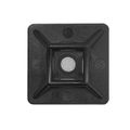 Product Image of 1'' X 1'' UV Black Cable Tie Mounting Base (Pack of 100)