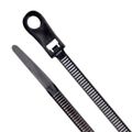 Product Image of 8'' UV Black Mounting Hole Cable Tie