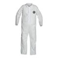 Product Image of ProShield 50 NB120S Coverall w/ Collar, Open Wrists and Ankles, White, 3X-Large (Pack of 25)