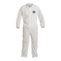 Product Image of ProShield 10 PB120S Coverall w/ Collar, Open Wrists and Ankles, Storm Flap, White, 4X-Large (Pack of 25)