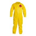 Product Image of Tychem 2000 QC120S Disposable Chemical Resistant Coveralls w/ Zipper Closure, Yellow, 2X-Large (Pack of 12)