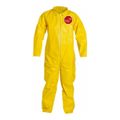 Product Image of Tychem 2000 QC120S Disposable Chemical Resistant Coveralls w/ Zipper Closure, Yellow, X-Large (Pack of 12)