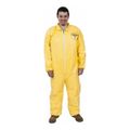 Product Image of Tychem 2000 QC125S Coverall w/ Collar, Elastic Wrists and Ankles, Storm Flap, Yellow, 3X-Large (Pack of 12)