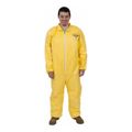 Product Image of Tychem 2000 QC125S Coverall w/ Collar, Elastic Wrists and Ankles, Storm Flap, Yellow, Medium (Pack of 12)