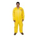 Product Image of Tychem 2000 QC125S Coverall w/ Collar, Elastic Wrists and Ankles, Storm Flap, Yellow, X-Large (Pack of 12)