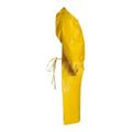 Product Image of Tychem 2000 QC275B Sleeved Apron, Elastic Wrists, 44in Long, Snaps at Neck, Waist Ties, Yellow, 2XL (Pack of 25)