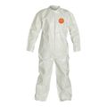 Product Image of Tychem 4000 SL120B Disposable Chemical Resistant Coveralls w/ Zipper Closure & Stormflaps, White, 2X-Large (Pack of 12)