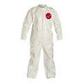 Product Image of Saranex SL120B Disposable Chemical Resistant Coveralls, White, Large (Pack of 12)