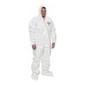 Product Image of Tychem 4000 SL122B Disposable Chemical Resistant Coveralls w/ Zipper Closure, White, 3X-Large (Pack of 12)