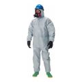 Product Image of Tychem 6000 TF145T Disposable Chemical Resistant Coveralls, Gray, Medium (Pack of 6)
