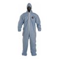 Product Image of ProShield 6 SFR TM127S Coverall w/ Standard Hood, Elastic Wrists and Ankles, Storm Flap, Blue, X-Large (Pack of 25)
