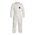 Product Image of Tyvek 400 TY120S Disposable Chemical Resistant Coveralls w/ Zipper Closure, White, 5X-Large (Pack of 25)