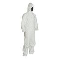 Product Image of Tyvek 400 TY127S Disposable Chemical Resistant Coveralls w/ Zipper Closure, White, Large (Pack of 25)