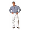 Product Image of Tyvek 400 TY350S Pants, Open Ankles, Elastic Waist, White, Small (Pack of 50)
