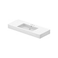 Product Image of Vero 50" Ceramic Bathroom Sink w/ 3 Faucet Holes (White), 0329120087
