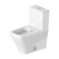 Product Image of Durastyle Singleflushsiphon One-Piece Toilet, Flushing Rim, High Gloss (White), 2157010085