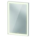 Product Image of L-Cube 17-3/4" x 27-1/2" LED Lighted Mirror (White Aluminum Matte), LC7379000006000