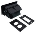 1-Gang Recessed Indoor InBox for New & Retrofit Construction (Black)