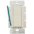 Product Image of Diva 0-10V Fluorescent/LED Fixture 1 Pole 3-Way Paddle & Dimmer Switch, 24V, 30mA (Light Almond)