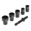 Product Image of 5 Piece Impact Steel Hex Nut Driver (1/4", 5/16", 3/8", 7/16", 1/2")  