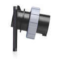 Product Image of 30A, 600V 3-Phase, 3P, 4W, Inlet North American Pin & Sleeve Inlet, IP67, Watertight (Black)