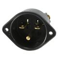 Product Image of 15A, 250V Flanged Inlet Receptacle, Straight Blade, Commercial Grade