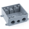 Product Image of 2-Gang Non-Metallic Weatherproof T Box, 51 Cubic Inch