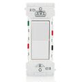 Product Image of Lever Edge 3-Way AC-Quiet Self-Grounding Rocker Switch - White (15 Amp, 120/277V)