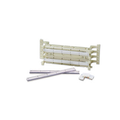 Product Image of Cat 5e 110-style Wall-mount Wiring Block Kit, Includes 100-pair Block w/ Legs, Labels, And (20) C-5 Clips