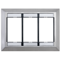 Product Image of Three Gang MOS Wallplate w/ ID Windows, Stainless Steel