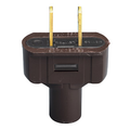 Product Image of 15A Non-polarized Plug, Non-grounding (Brown)