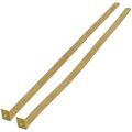 Product Image of 12" Brass Type-F Flat Buss Bar w/ 1/8" Hole (2 Pack)