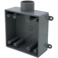 Product Image of 2-Gang 1" 2FSE Weatherproof Box (Gray)