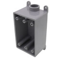 Product Image of 1-Gang 1/2" FSE Weatherproof Box (Gray)