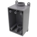 Product Image of 1-Gang 3/4" FSC Weatherproof Box (Gray)