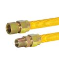 Product Image of 3/4" ID (1" OD) Gas Connector w/ 3/4" MIP x 3/4" FIP Fittings (12" Length)