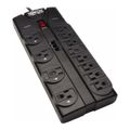 Product Image of Tripp-Lite 12 Outlets, 120 VAC, 15 Amps, 8 ft Cord, Power Outlet Strip, TLP1208TEL