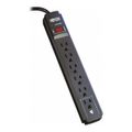 Product Image of Tripp-Lite 6 Outlets, 120 VAC, 15 Amps, 6 ft Cord, Power Outlet Strip, TLP606B